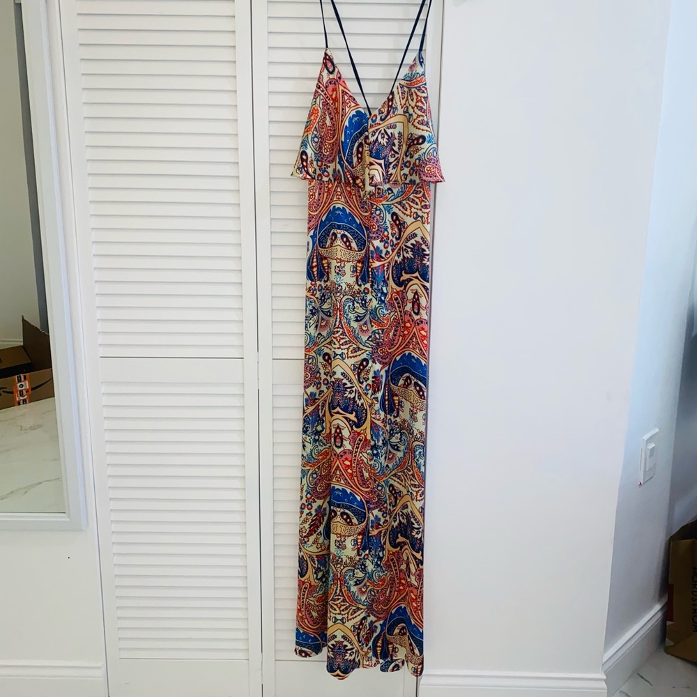 NWT Maxi paisley dress